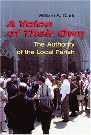 Cover of: A voice of their Own | William A. Clark