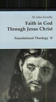 Cover of: Faith in God through Jesus Christ