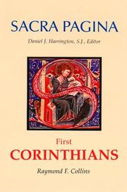 Cover of: FIRST CORINTHIANS