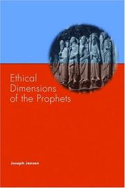 Cover of: Ethical Dimensions of the Prophets (Michael Glazier Books) by Joseph Jensen