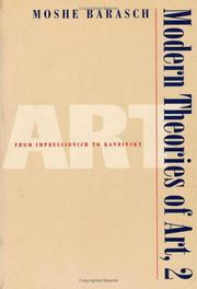 Cover of: Modern Theories of Art: From Impressionism to Kandinsky