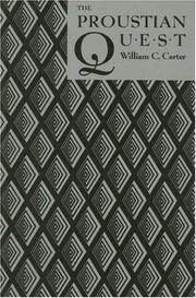The Proustian quest by Carter, William C.