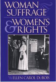 Cover of: Woman suffrage and women's rights by Ellen Carol DuBois