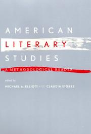 Cover of: American Literary Studies by Michael A. Elliott, Michael Elliott, Claudia Stokes, Michael Elliott, Claudia Stokes