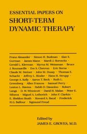 Cover of: Essential papers on short-term dynamic therapy