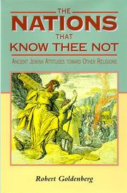 The nations that know thee not by Robert Goldenberg