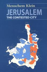 Cover of: Jerusalem: The Contested City