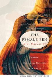The female pen by B. G. MacCarthy