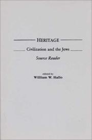Cover of: Heritage: Civilization and the Jews by 