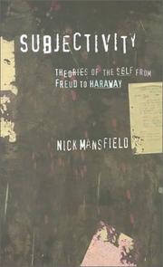 Cover of: Subjectivity by Mansfield, Nick.