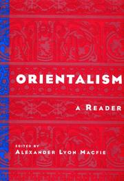 Cover of: Orientalism by Alexander Lyon Macfie