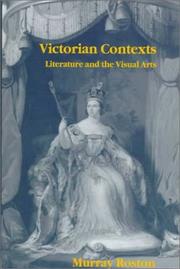 Cover of: Victorian contexts: literature and the visual arts