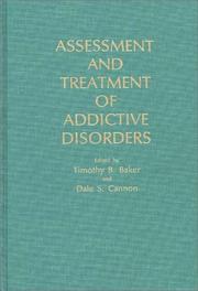 Cover of: Assessment and treatment of addictive disorders