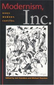 Cover of: Modernism, Inc.: body, memory, capital