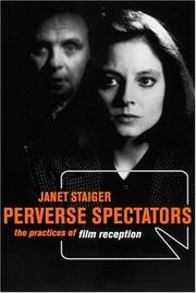 Cover of: Perverse spectators by Janet Staiger
