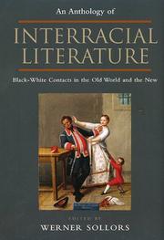 Cover of: An Anthology of Interracial Literature | Werner Sollors