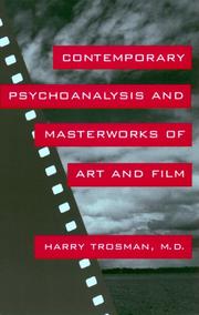 Cover of: Contemporary psychoanalysis and masterworks of art and film