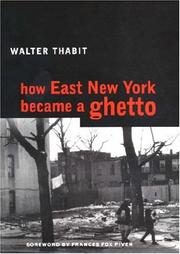 Cover of: How East New York became a ghetto