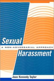 Cover of: Sexual Harassment by Joan Taylor, Joan Kennedy Taylor
