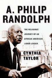 Cover of: A. Philip Randolph by Cynthia Taylor