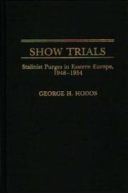 Cover of: Show trials by George H. Hodos