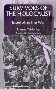 Cover of: Survivors of the Holocaust: Israel after the war