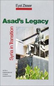 Cover of: Asad's Legacy: Syria in Transition