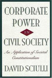 Cover of: Corporate Power in Civil Society | David Sciulli