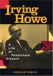 Cover of: Irving Howe by Gerald Sorin, Gerald Sorin