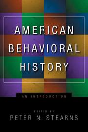 Cover of: American Behavioral History: An Introduction