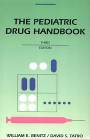 Cover of: The pediatric drug handbook