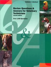 Cover of: Review Questions and Answers for Veterinary Technicians (2nd Edition, Book Only)