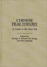 Cover of: Chinese Film Theory: A Guide to the New Era