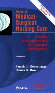 Cover of: Manual of Medical-Surgical Nursing Care caNursing Interventions and Collaborative Management by 