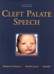 Cover of: Cleft Palate Speech