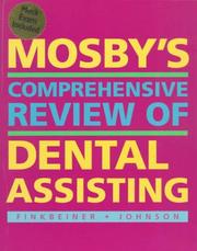 Cover of: Mosby's comprehensive review of dental assisting