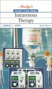 Cover of: Pocket guide to intravenous therapy