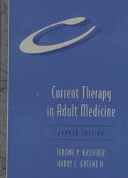 Cover of: Current Therapy in Adult Medicine