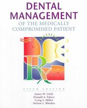 Cover of: Dental management of the medically compromised patient