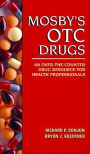 Cover of: Mosby's OTC drugs: an over-the-counter drug resource for health professionals