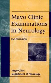 Cover of: Mayo Clinic examinations in neurology