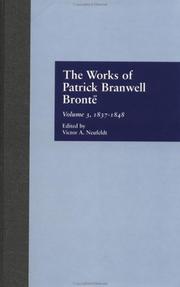 Cover of: The works of Patrick Branwell Brontë
