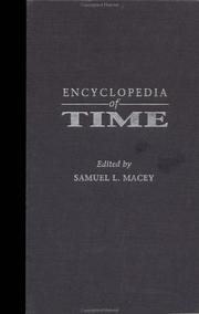 Cover of: Encyclopedia of time