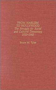 Cover of: From Harlem to Hollywood: the struggle for racial and cultural democracy, 1920-1943