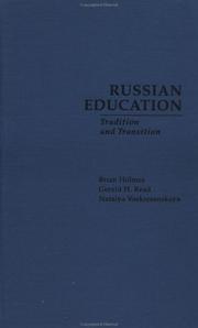 Cover of: Russian education: tradition and transition