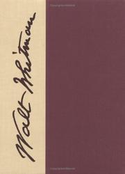 Cover of: The Walt Whitman archive: a facsimile of the poet's manuscripts