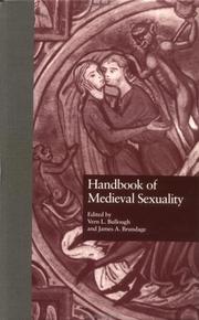 Cover of: Handbook of Medieval Sexuality by 