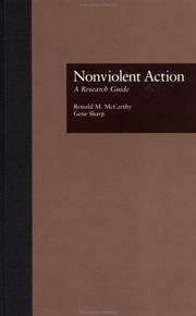 Cover of: Nonviolent action by Ronald M. McCarthy