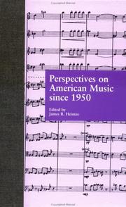 Cover of: Perspectives on American Music since 1950 (Essays in American Music) by 