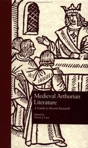 Cover of: Medieval Arthurian literature: a guide to recent research